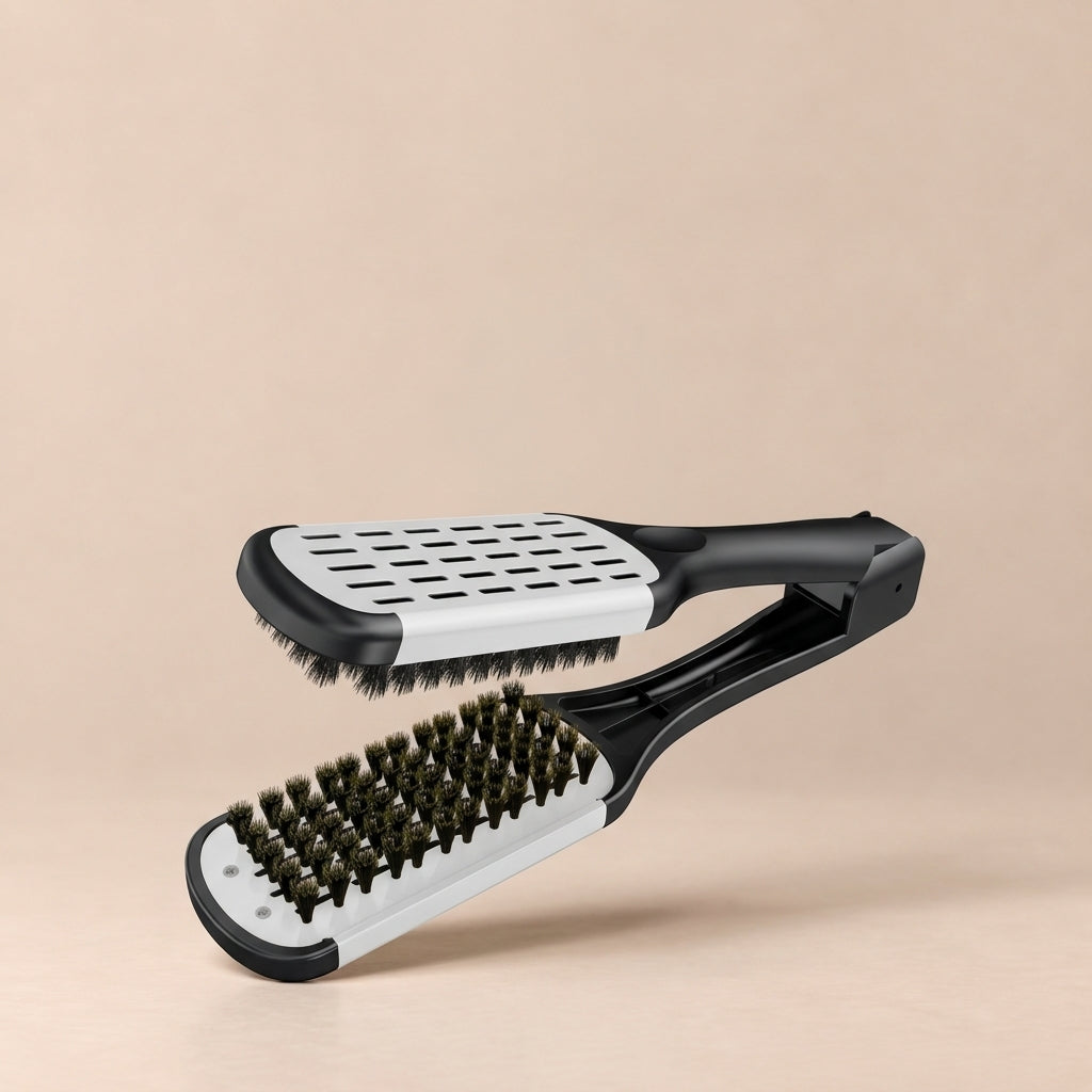 Brosse lissante 2 en 1