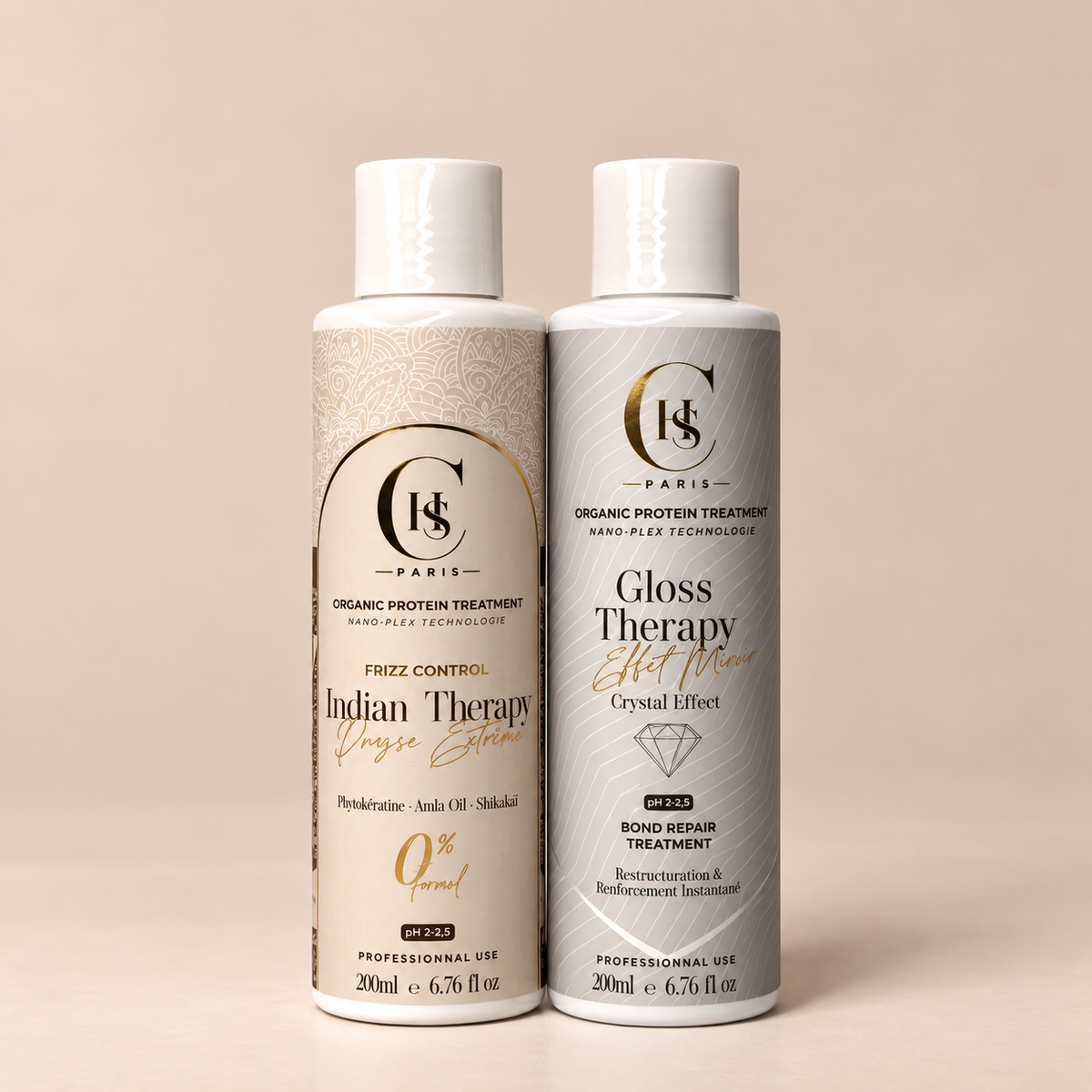 DUO Lissage Indian therapy + Soin botox Gloss therapy 200ML