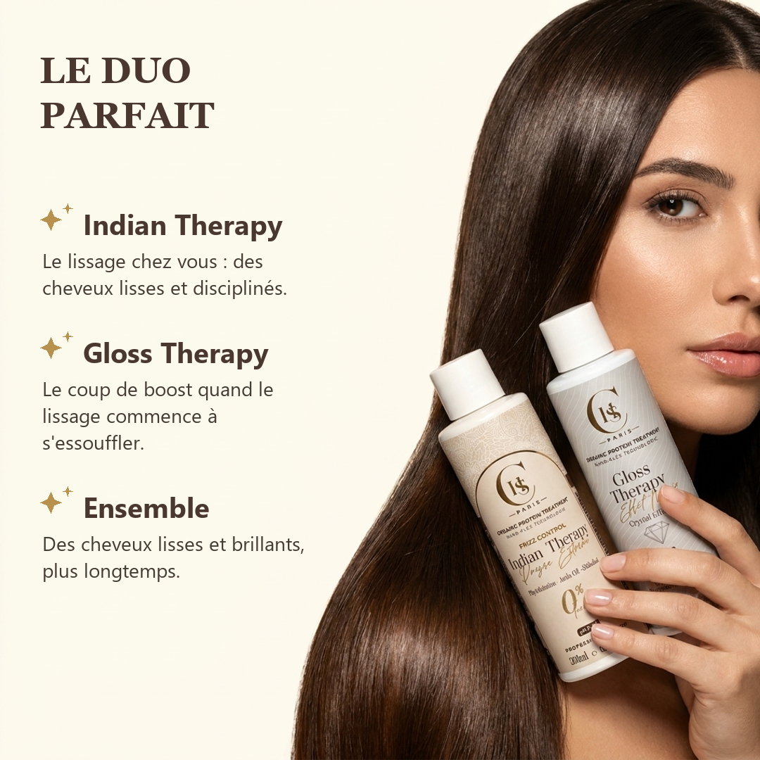 Duo Lissage & Gloss : Indian Therapy + Gloss Therapy